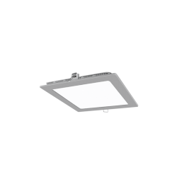 DOWNLIGHT LED 4W PLATA 3000ºK CUADRADO
