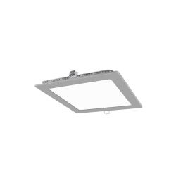 DOWNLIGHT LED 7W PLATA 6000ºK CUADRADO