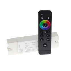 CONTROLADOR + MANDO PARA TIRA LED 220 RGBW