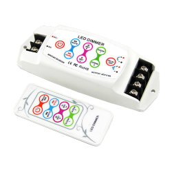 CONTROLADOR RGB 12/24V CON MANDO 580W