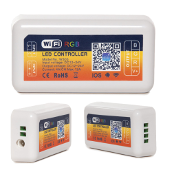 CONTROLADOR RGB WIFI 12/24V APP