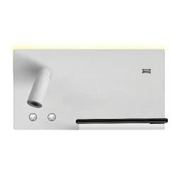 APLIQUE NOCHE MORFEO DERECHA INALÁMBRICO 3W+4W BLANCO 4000K