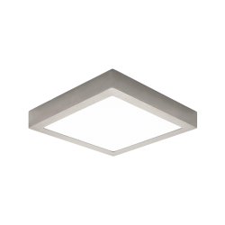 DOWNLIGHT SUPERFICIE 18W NÍQUEL 4000ºK CUADRADO