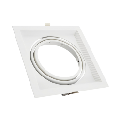 CARDAN PLANO AR111 SIMPLE BLANCO