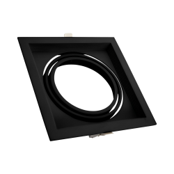 CARDAN PLANO AR111 SIMPLE NEGRO