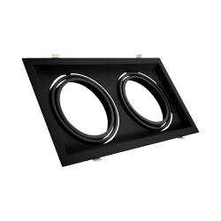 CARDAN PLANO AR111 DOBLE NEGRO