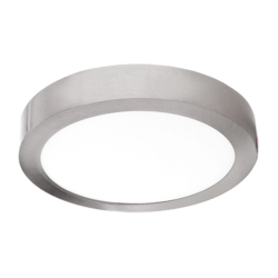 DOWNLIGHT SUPERFICIE 25W REDONDO NÍQUEL 3000ºK