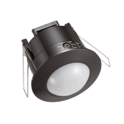 DETECTOR DE MOVIMIENTO NEGRO EMPOTRABLE 360º