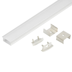 PERFIL TIRA LED EMPOTRAR 1 METROS