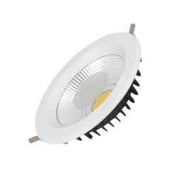 DOWNLIGHT LED COB 25W PLATA 3200ºK