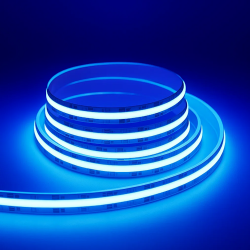 Rollo 5mts TIRA LED 24V 10W COB IP20 AZUL