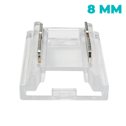CONECTOR UNIÓN PCB-PCB 2 PINES TIRA LED 8 mm IP20