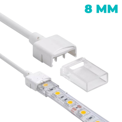 CONECTOR PCB-WIRE 2 PINS 8 mm IP65