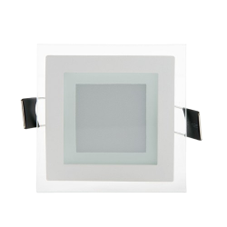 DOWNLIGHT LED CRISTAL 7W BLANCO 3000ºK CUADRADO