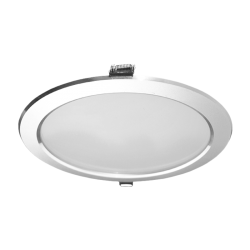 DOWNLIGHT LED 25W PLATA 4000ºK REDONDO