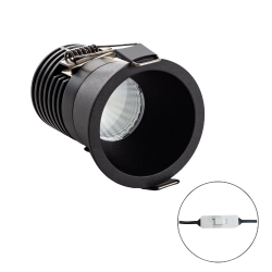 Spot Light 5W LED COB CCT 3000/4000/5700ºK Negro