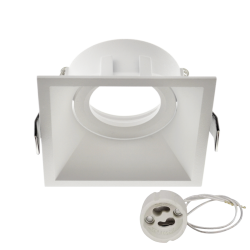 ARO CUADRADO RETRO BLANCO MATE