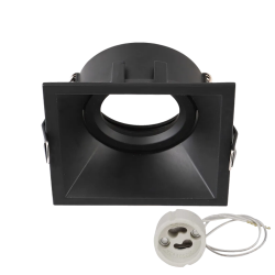 ARO CUADRADO RETRO NEGRO MATE