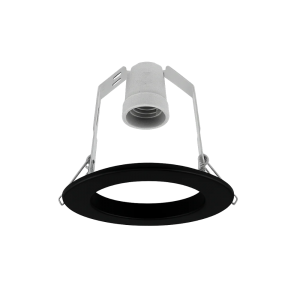 ARO REFLECTORA ACERO E27 R63 NEGRO