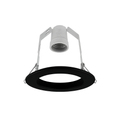 ARO REFLECTORA ACERO E27 R63 NEGRO