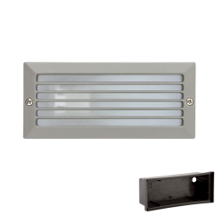 BAÑADOR DE PARED TOOL REJILLA E27 GRIS