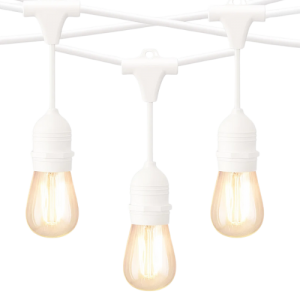 GUIRNALDA 15 METROS 15 PORTALÁMPARAS E27 BLANCA