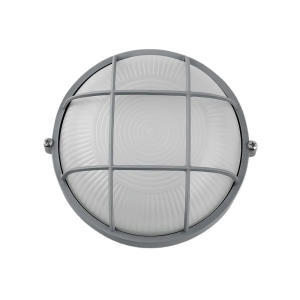 APLIQUE MURAL HATCH REJILLA 190 GRIS PLATA