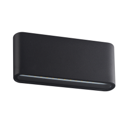 APLIQUE EXTERIOR IP65 LUPO 4000K NEGRO