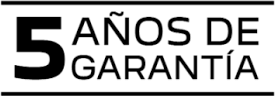 5 años Garantia